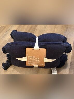 Indigo Collection Decorative Pillow Set of 2 - Navy